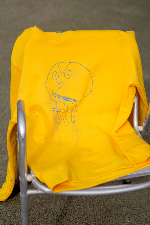 Little Man Sweat-Shirt Yellow Spectra