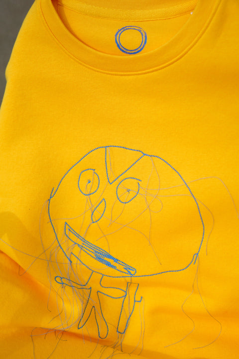 Little Man Sweat-Shirt Yellow Spectra