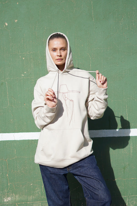 Payès Hoodie Beige