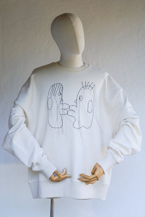 Lovers Sweat-Shirt Beige